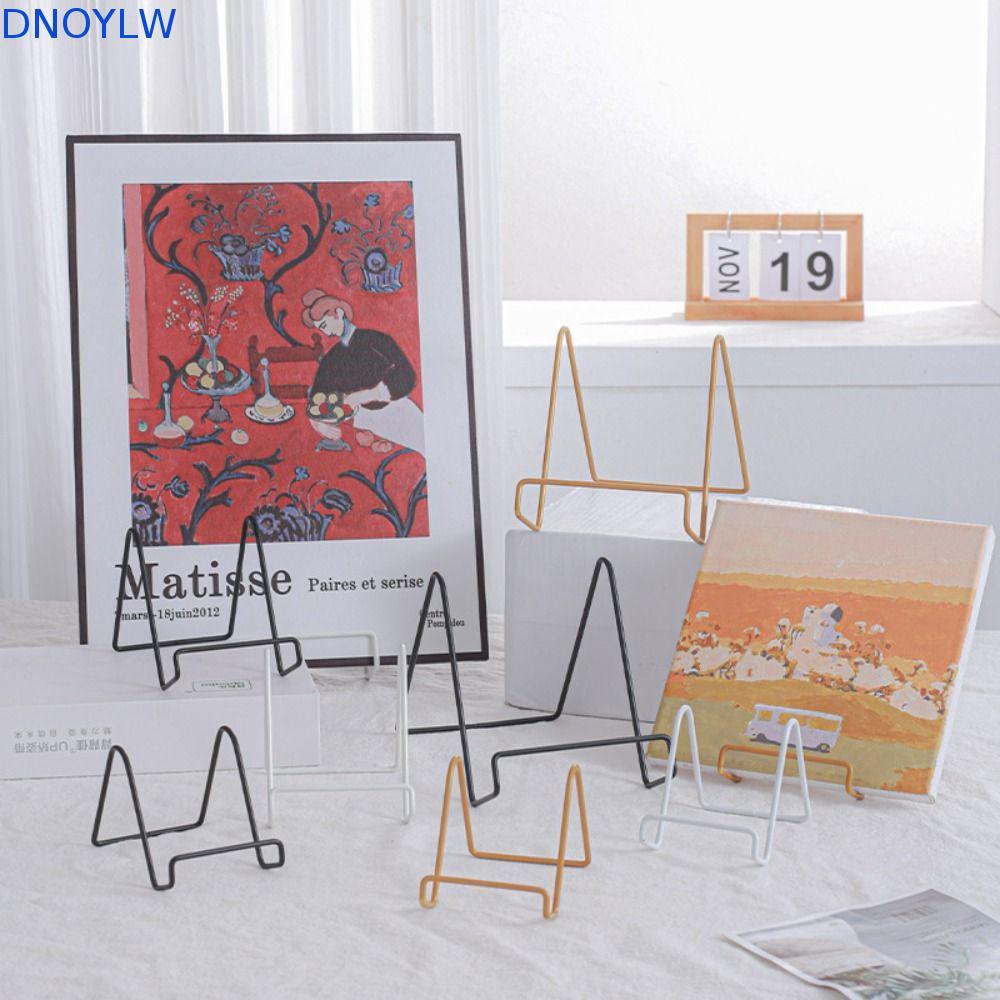 DNOYLW Iron Magazine Rack, File Picture Book Storage Rack, Bộ sưu tập đơn giản Ảnh Báo trưng bày Giá