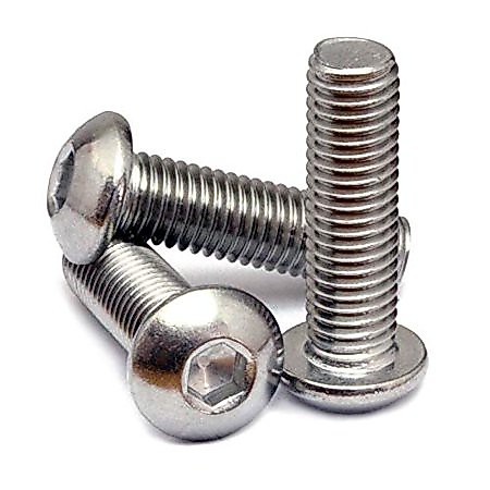 Ốc 8 ly INOX M8x15 M8x20 M8x25 M8x30 M8x40 M8x50 M8x60 đầu dù khóa lục giác - button screw