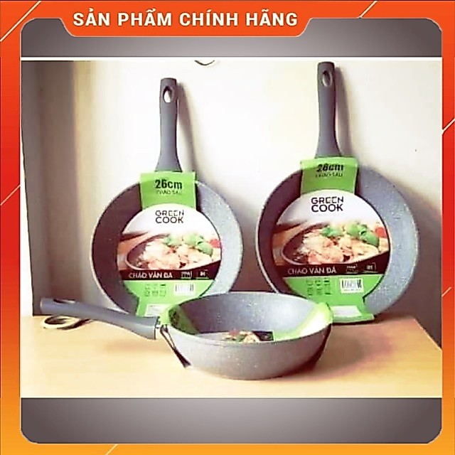 CHẢO VÂN ĐÁ thương hiệu Green cook
