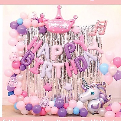 Set Bóng Unicorn - Ngựa Hồng Tím - Kool Style Shop