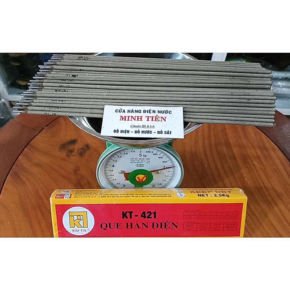<Bán lẻ 1 kg> Que hàn Kim Tin KT-421 2.5mm
