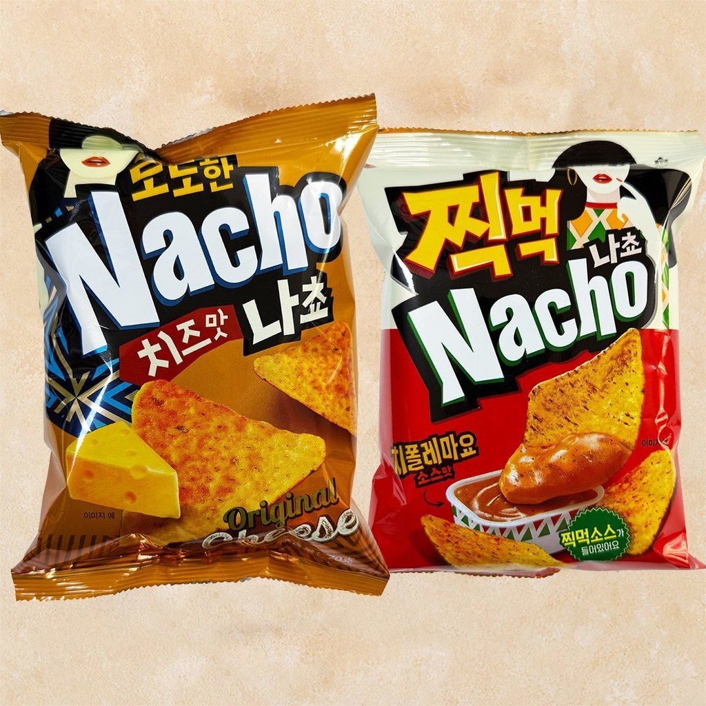 Hương vị phô mai Orion Nacho nhập khẩu Bột ngô cay Tam giác giòn Chips Đồ ăn nhẹ phồng thông thường 