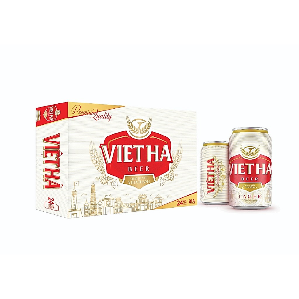 Bia lon Việt Hà (24 - 330ml)