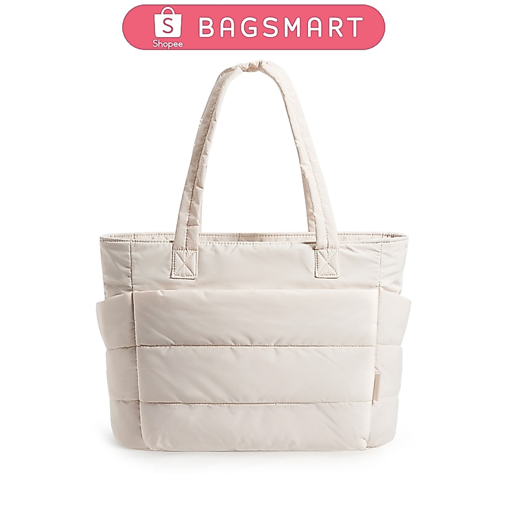 BAGSMART Túi Tote Nữ Túi đi lại di động dung tích lớn Túi đeo vai Tote Bag Đơn giản đa chức năng đơn