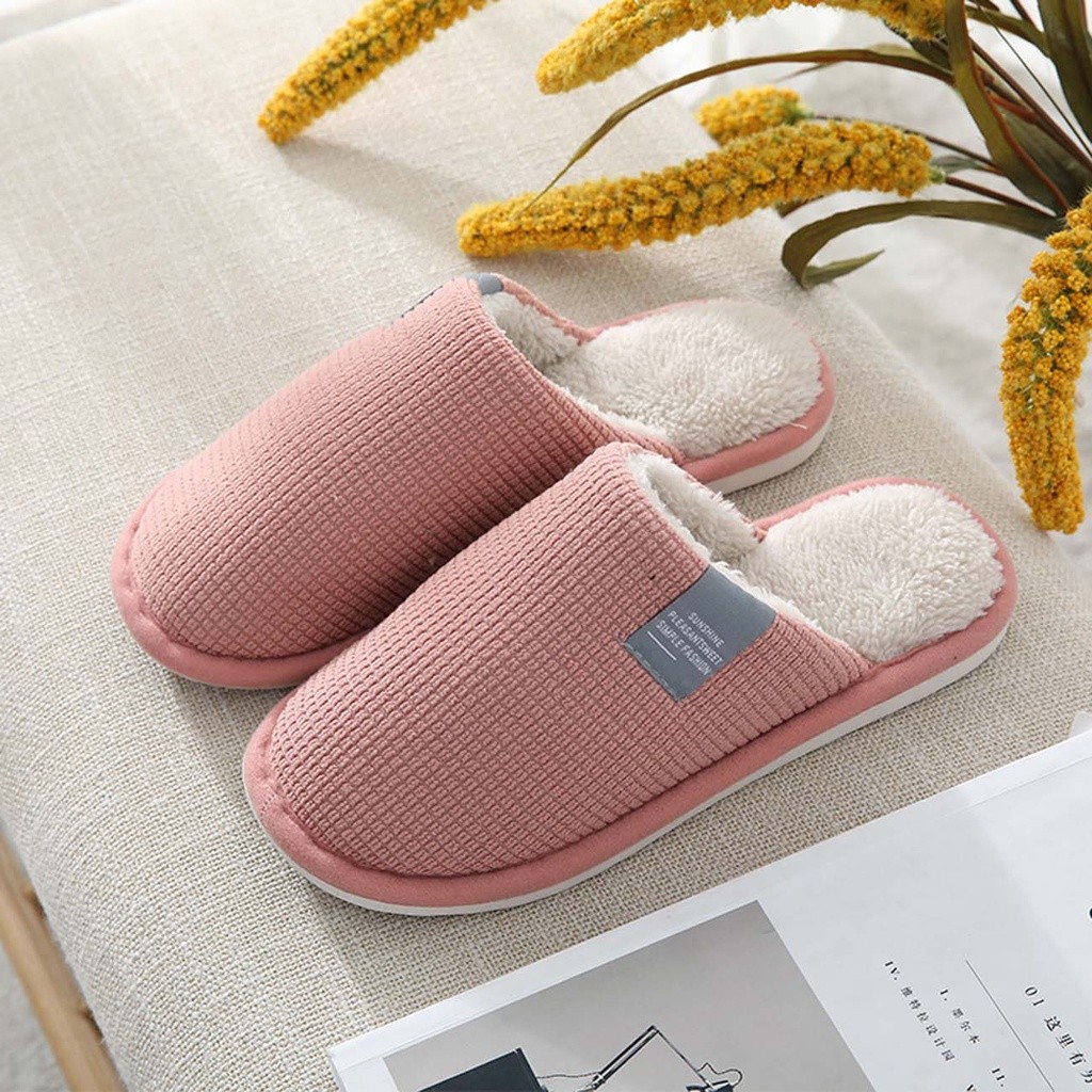 Dép sưởi ấm đàn hồi dày AG1 Flannel