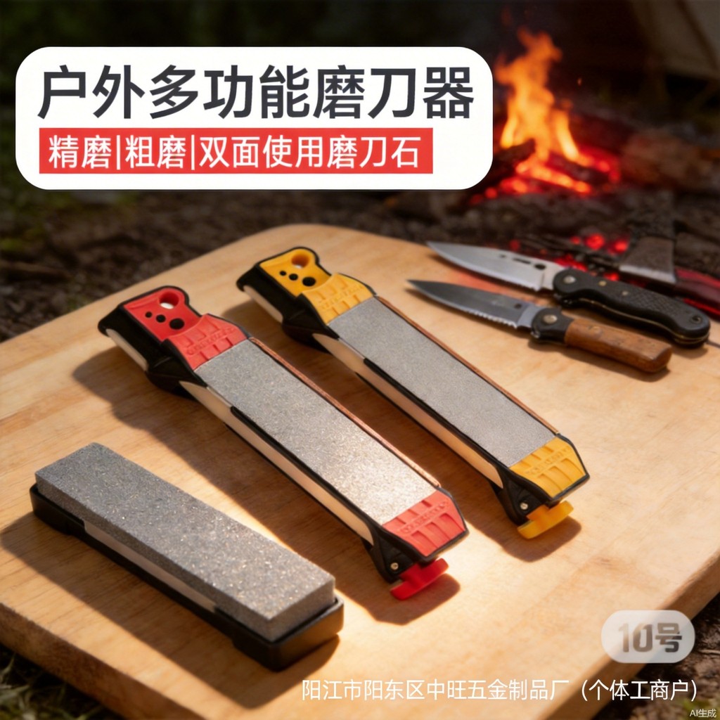 Popular~Best-selling outdoor household quick knife sharpener, multifunctional knife sharpener, handh