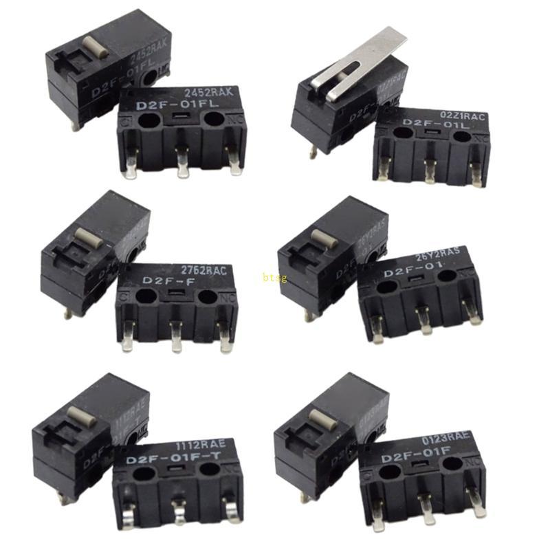 Btsg Chuột MicroSwitch Nút Chuột Trao Đổi Nóng Microswitches 10 Triệu Click