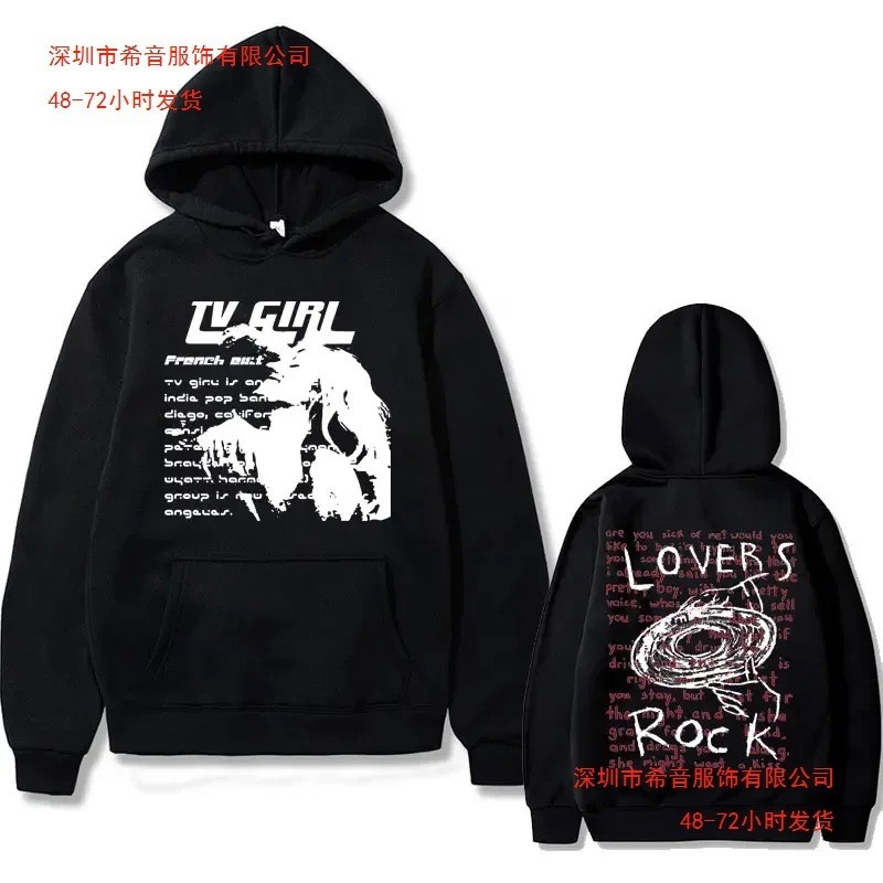 TV Girl Lover Rock Song In Áo hoodie Album Pháp Poster Sản phẩm Áo hoodie Top