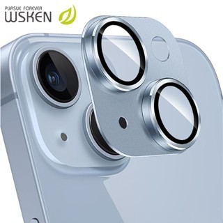 WSKEN cho iPhone 15 Plus / 15 Bảo vệ ống kính máy ảnh: Kính cường lực HD, Quản lý toàn diện, Lắp đặt