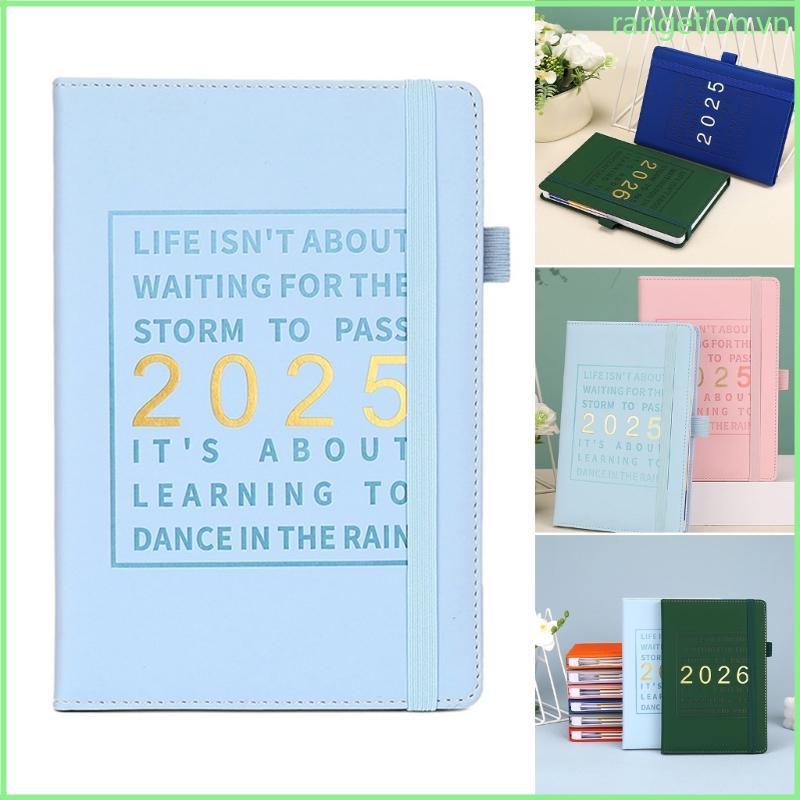 RAN 2025 Leather Planner 2025 Journal Notebook Nhật ký học thuật dành cho sinh viên giáo viên