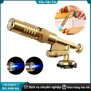Đèn Pin Khò Gas Mini – Lõi Đồng Ống Dài, Đánh Lửa Tự Động, Dùng Làm Hàn, Đốt