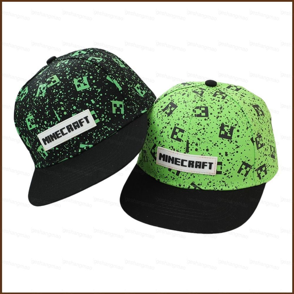 MG1 Minecraft Creeper Mũ bóng chày Hip Hop thời trang Mũ chống nắng ngoài trời và thoáng khí My Worl