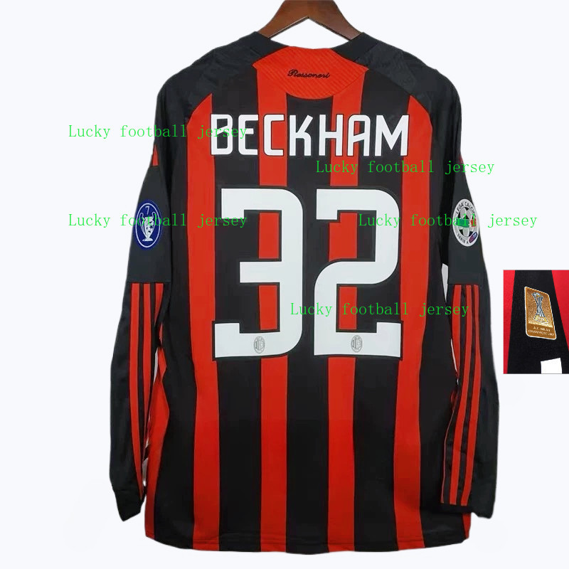 Áo Thi Đấu Sân Nhà AC Milan Retro 2008/09 - Chất Lượng Cao