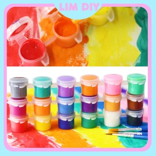 Set 6 hũ chiết nhựa đựng màu, đựng dung dịch LIM DIY