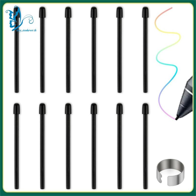 [betsy _ eisenhower.th] Bộ ngòi bút tiêu chuẩn cho WACOM, Bộ 12 đầu bút nạp lại thay thế màu đen cho