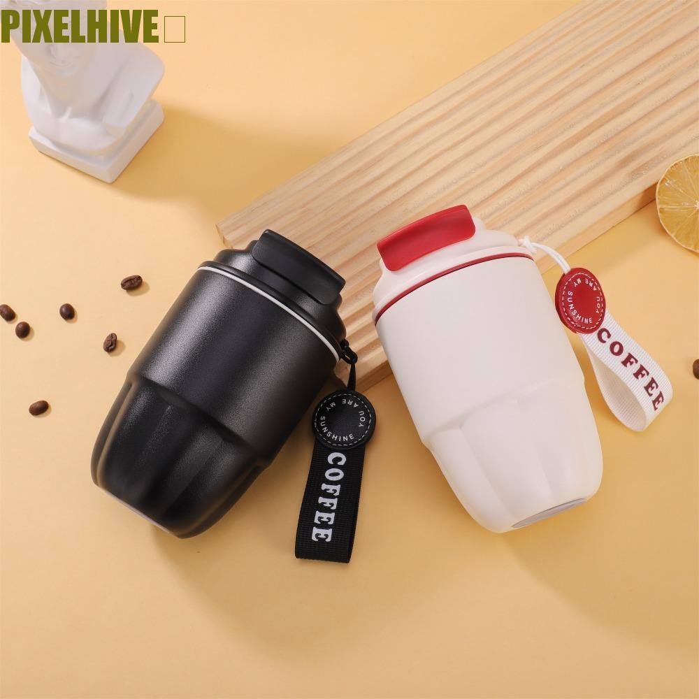 ĐỒNG HỒ​ Cốc uống nước kép, Cốc cà phê bằng thép không gỉ dung tích nhỏ cầm tay, Đồ uống tiện lợi 26