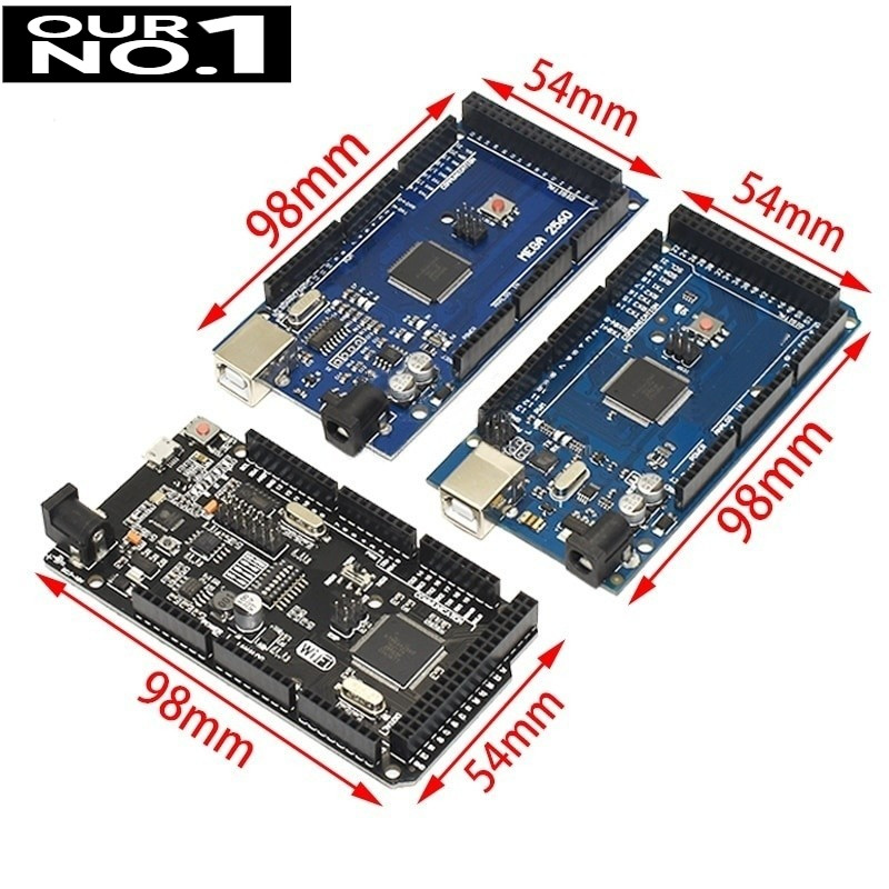 Mega2560 ATMEGA16U2 / Pro Mini MEGA 2560 Mega + WiFi R3 ATmega2560 Chip CH340G Cho Arduino UNO R3 Ba