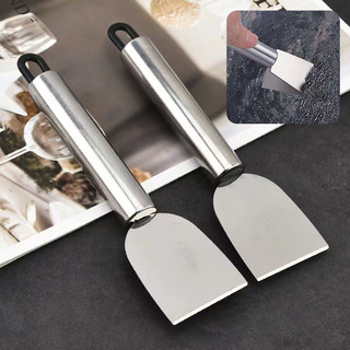  Kaiyo xẻng cạo vết bẩn inox cb2 mới - vệ sinh tủ lạnh xoong nồi  máy giặt đa năng thép không gỉ - cạo đáy nồi - mảng bá 