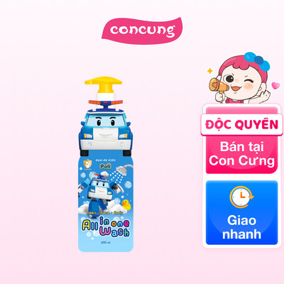 Tắm gội toàn thân cho bé Aga-ae 400ml (xanh)