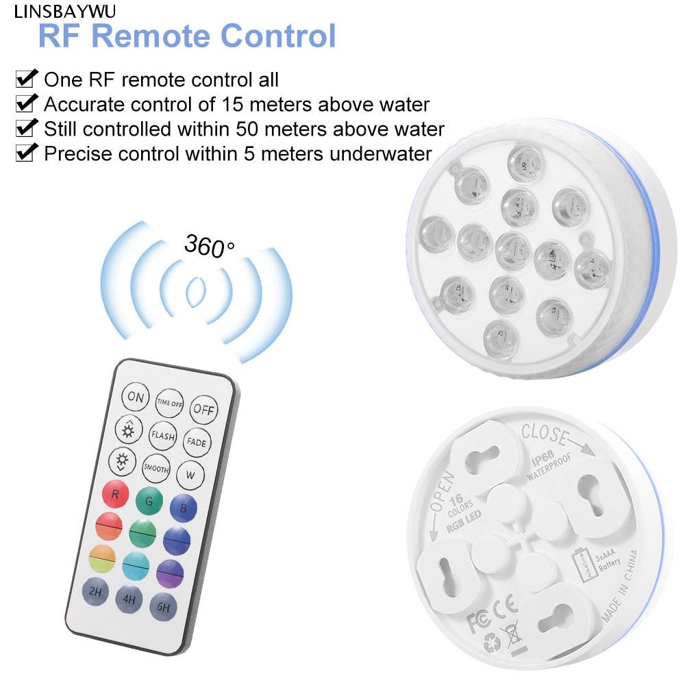Đèn LED chìm IP68 Bể cá nhiều màu