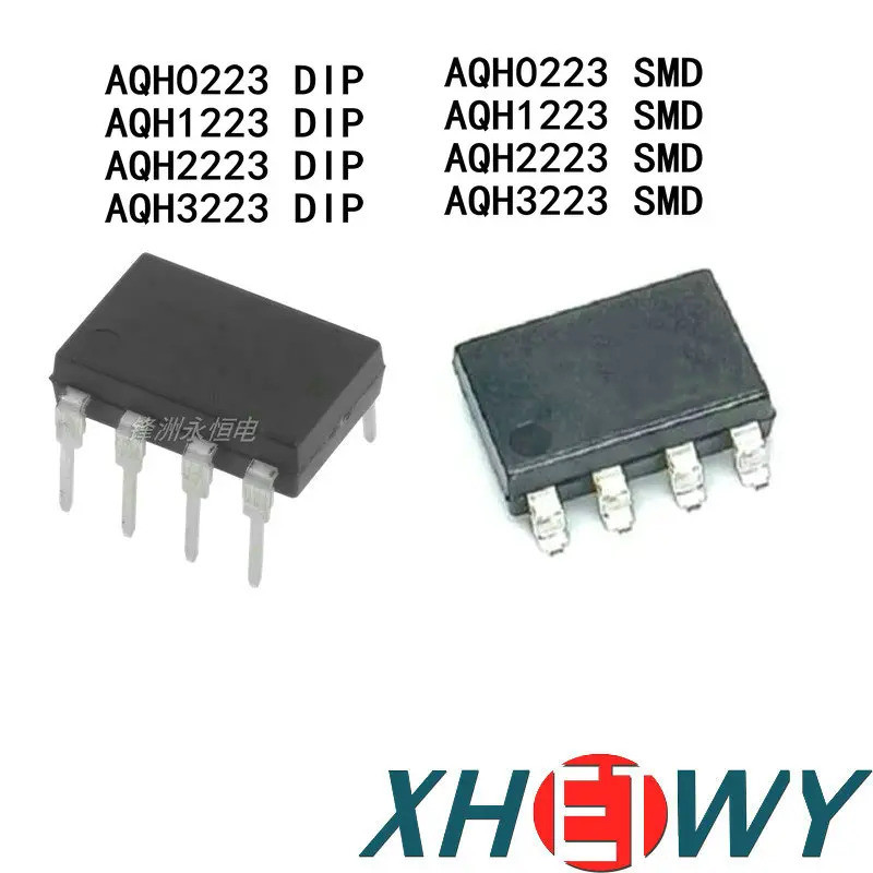1-5 CÁI AQH0223 AQH1223 AQH2223 AQH3223 SOP-7 DIP-7 Rơle trạng thái rắn cung cấp điện điều hòa không