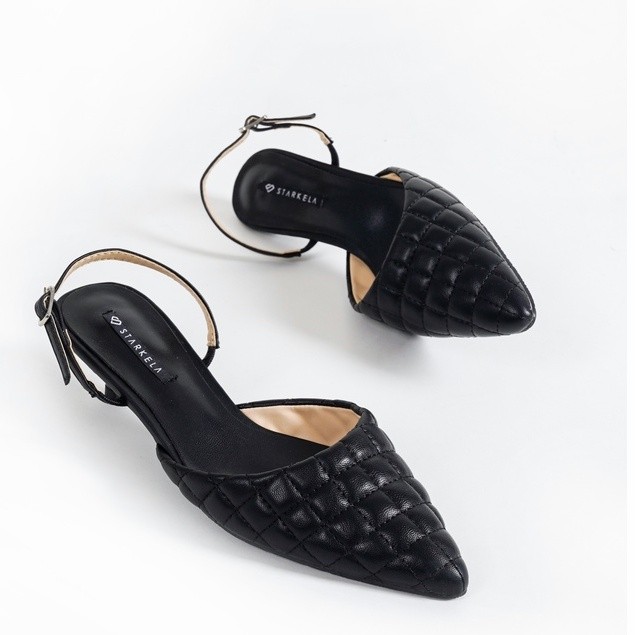 YC2 Nữ Microfiber Da Mulesvincc IFlat Muller Giày Cao Gót Pháp Baotou Muller Gót Muller Cao Gót Mull