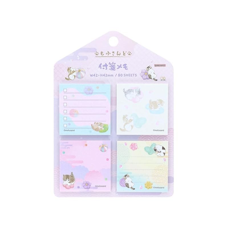 Sun-Star Stationery's Mofusand Illustration Sticky Note S2849089