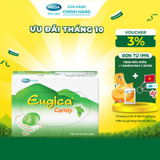 Kẹo ngậm thảo dược EUGICA CANDY (Hộp 100 viên)