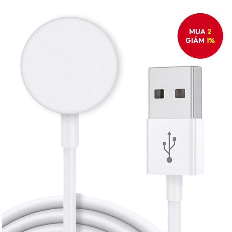 Cáp sạc cho Apple Watch i Watch Ultra 2 Series 10 9 8 7 6 3 2 1 SE USB không dây từ tính