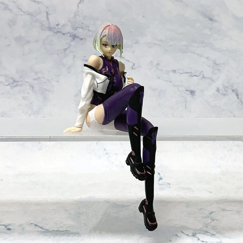 Cyberpunk Edge Walker Tư thế ngồi Lucy Rebecca Hình Cạnh tranh Blog Walker Máy tính để bàn Đồ chơi m