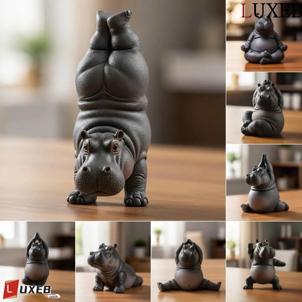 LUXEB Clumsy Yoga Master Hippo, Thử thách với Thiền Asanas Tư thế Yoga Hippo Tượng, Tư thế Yoga bằng