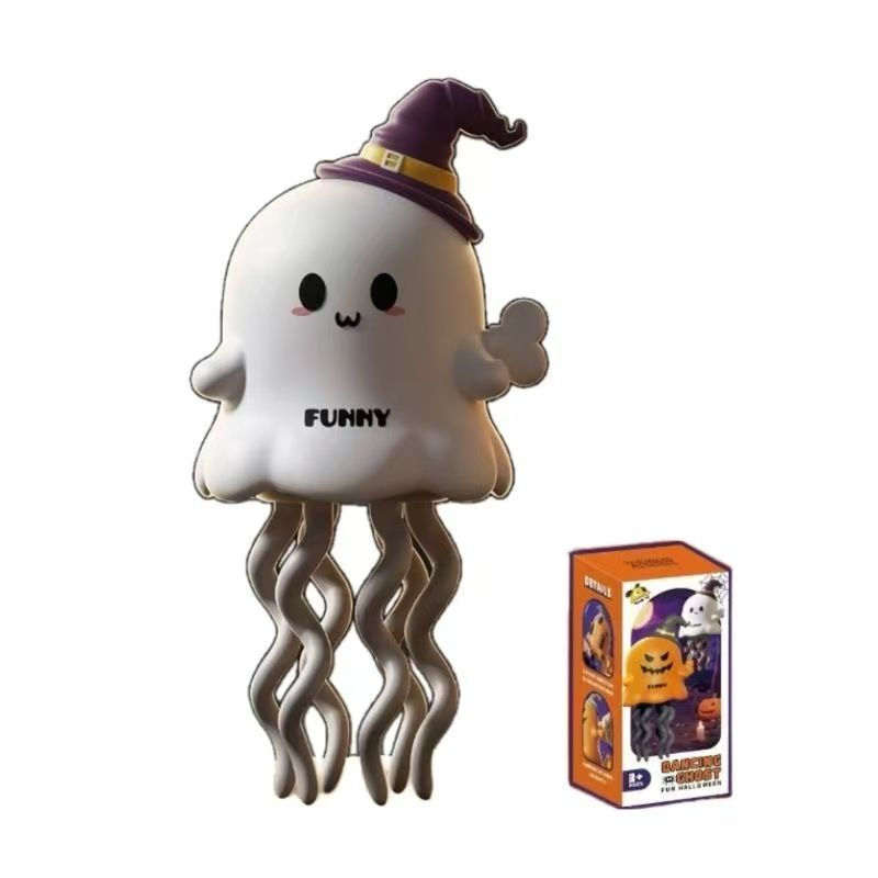 TQ~Popular Dancing Pumpkin Ghost Octopus Christmas Twisting Children's Toy Octopus Magic Dancing Cor