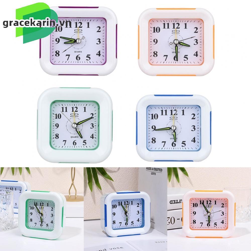Alarm Clock Clock Clock Radios 9.5*9.5*4cm Orange Plastic Purple 1 Pcs