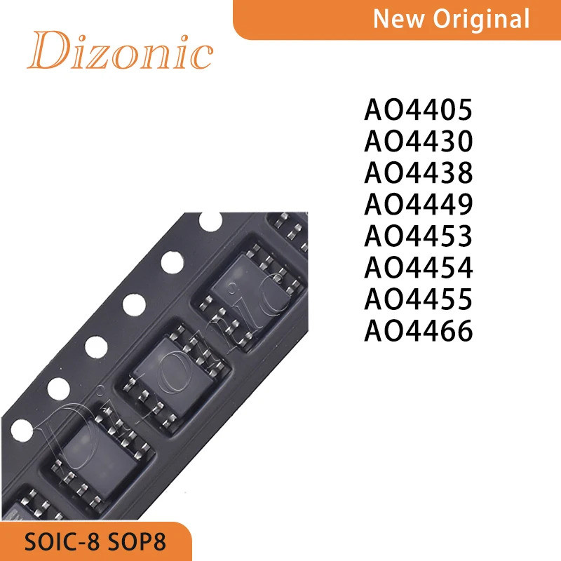 5 CÁI AO4405 AO4430 AO4438 AO4449 AO4453 AO4454 AO4455 AO4466 SOP Chip ic