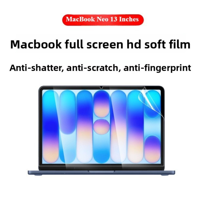 Bảo Vệ Màn Hình Cho MacBook Neo 13 Inch PET HD Độ Nét Cao Chống Trầy Xước Máy Tính Bảng Chống Bụi Ph
