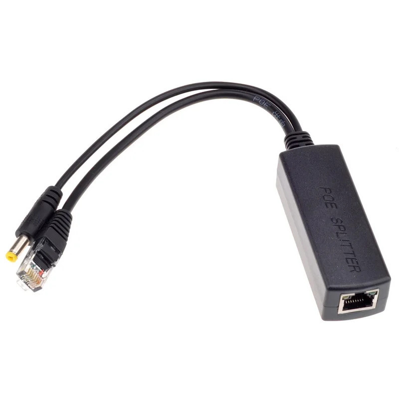 Bộ chia PoE Gadinan IEEE 802.3af 10 / 100M với đầu vào 48V và đầu ra 12V Bộ chuyển đổi tiêu chuẩn Le