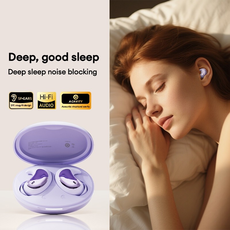 Lenovo LE203 Tai nghe ngủ Tai nghe Bluetooth Độ trễ thấp In-Ear HIFI Chất lượng âm thanh Bluetooth 6.0 | BigBuy360 - bigbuy360.vn