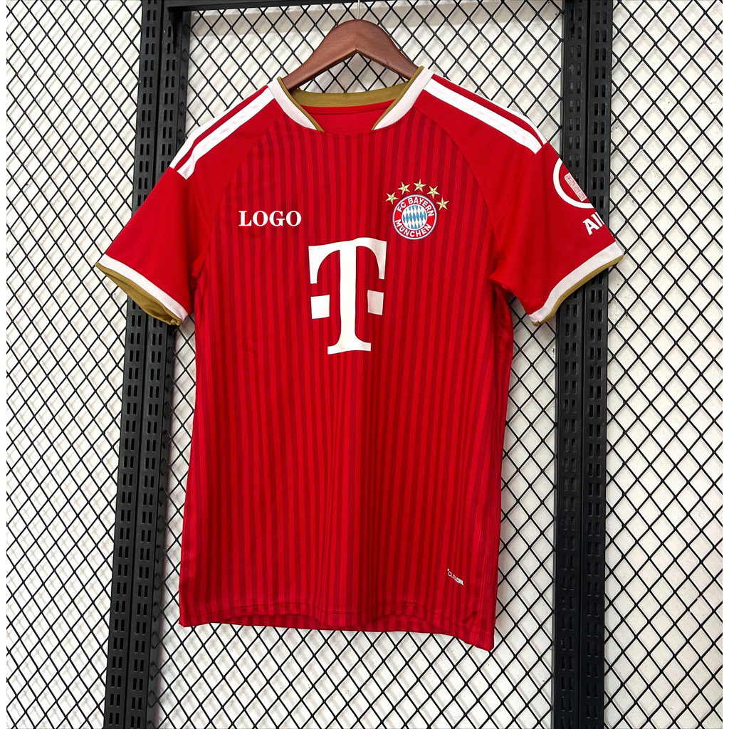 Mới 26 / 27 FCB FC Bayern Munich Home Fan Jersey Nhanh Khô Thoáng Khí Áo Bóng Đá Tùy Chỉnh Tên Số S-