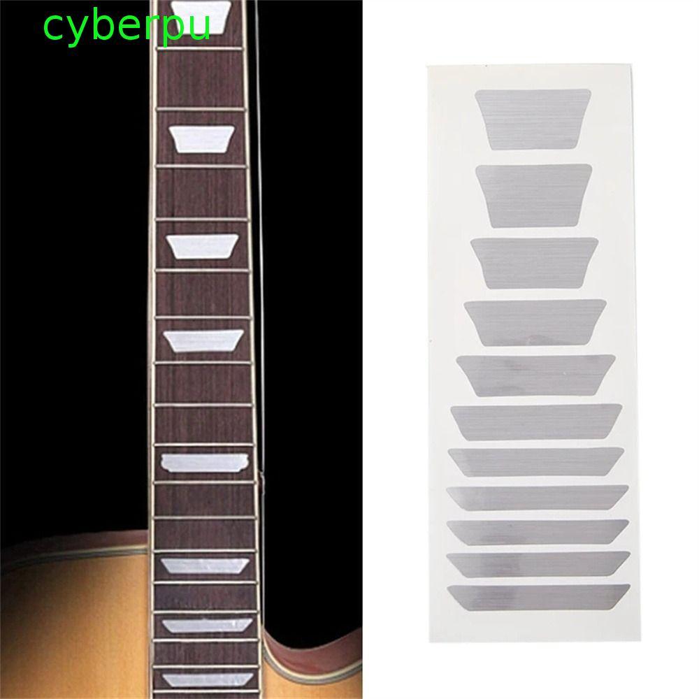 CYBERPULSE Cross Inlay Đề Can 22 Phong Cách Siêu Mỏng Guitar Inlay Miếng Dán Acoustic Guitar Điện Đà