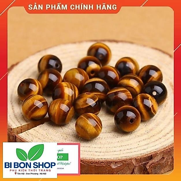 *HOT* Hạt tròn Tiger's Eye làm đồ handmade (BI BON SHOP)