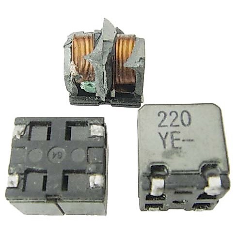 Cuộn cảm đôi lọc ClassD 22uH 220 (Hàng tháo máy) 10X9X9