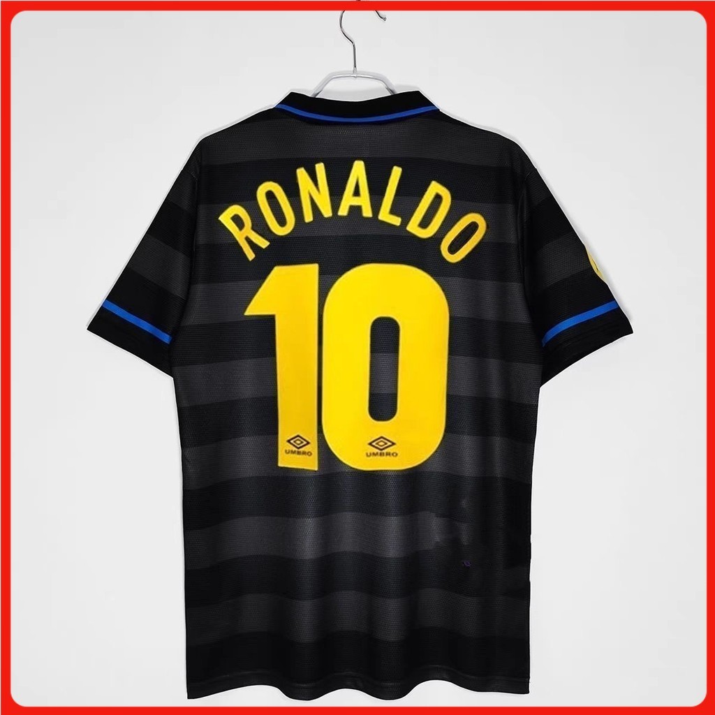 Áo thun bóng đá tùy chỉnh Inter Milan 3RD Retro Jersey 1997 / 98abac