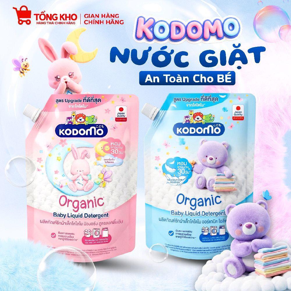 Nước Giặt Trẻ Em KODOMO An Toàn Cho Bé 580ml