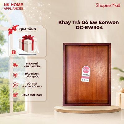 Khay Trà Gỗ Chữ Nhật ew eonwon DC-EW304 23x30cm - Thiết Kế Tối Giản - Decor Bàn Trà Sang Trọng