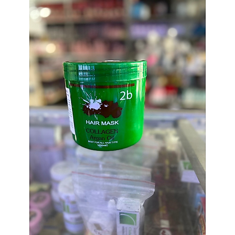 2B Hair Mask hấp dầu Collagen nano 1000ml