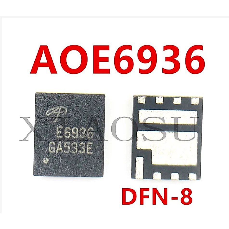 AOE6936 E6936 6936 ic nguồn trên bo mạch
