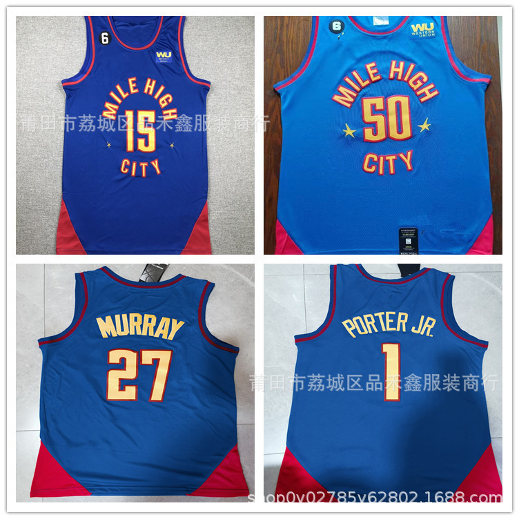 Giao hàng trong ngàyDiggers 15 Jokic Jokic 27 Murray 50 GORDON Blue City Jersey