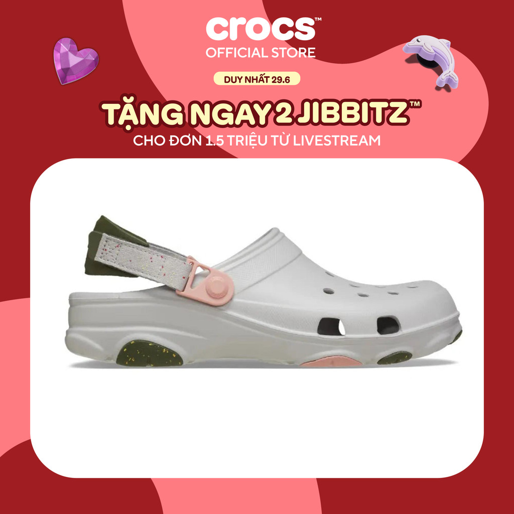 Giày Clog Unisex Crocs All-Terrain - Atmosphere/Muti - 206340-1FS