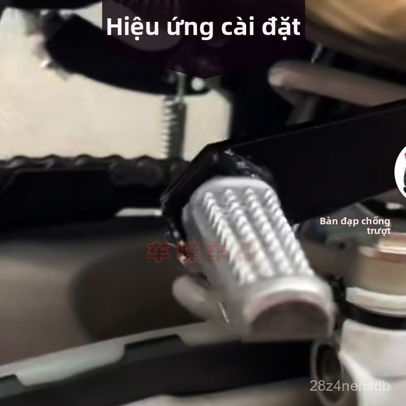 Gác chân sau xe cào cào Hengjian S5 Z300 Kews K16 K20 độ chở người chống trượt