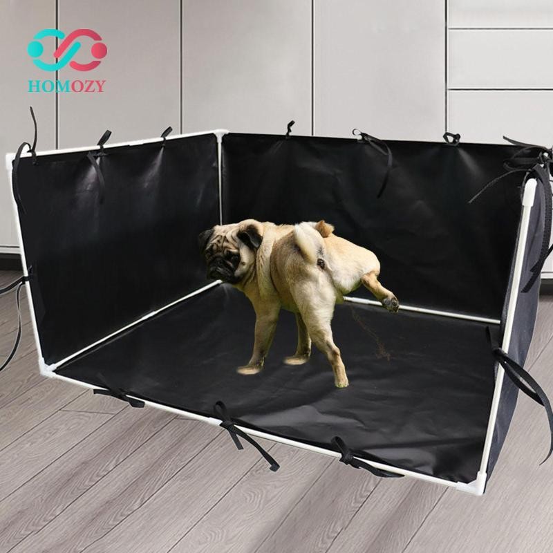 Inner Dog Potty Peel High Walls Puppy Training Toilet Có thể tái sử dụng Di động Pee -pad Holder -do